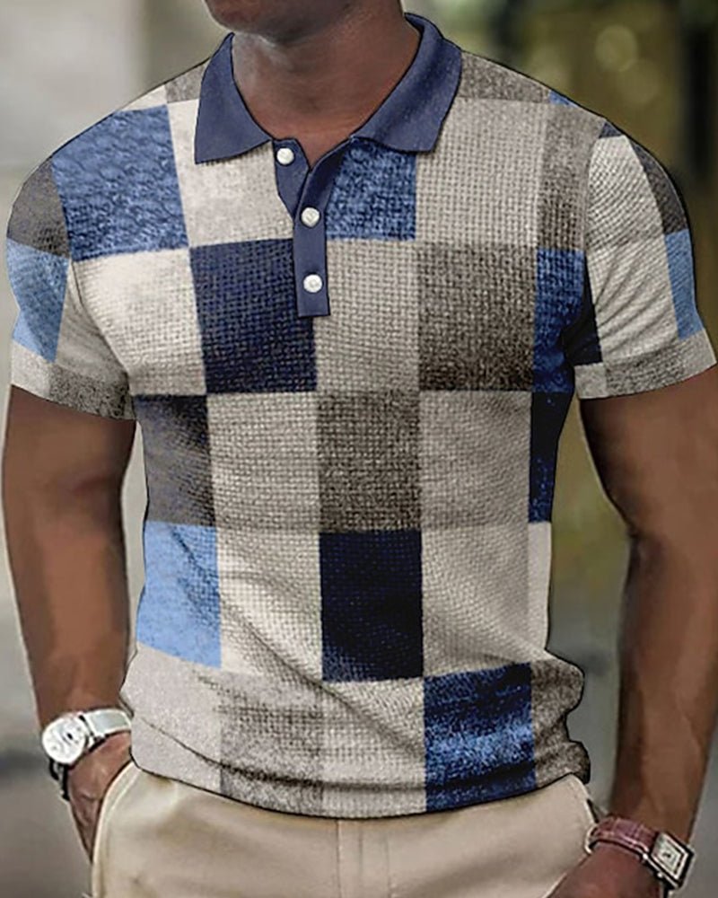 Noah™ | Polo met ruitenprint